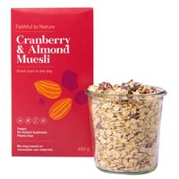 Faithful to Nature Cranberry & Almond Muesli 